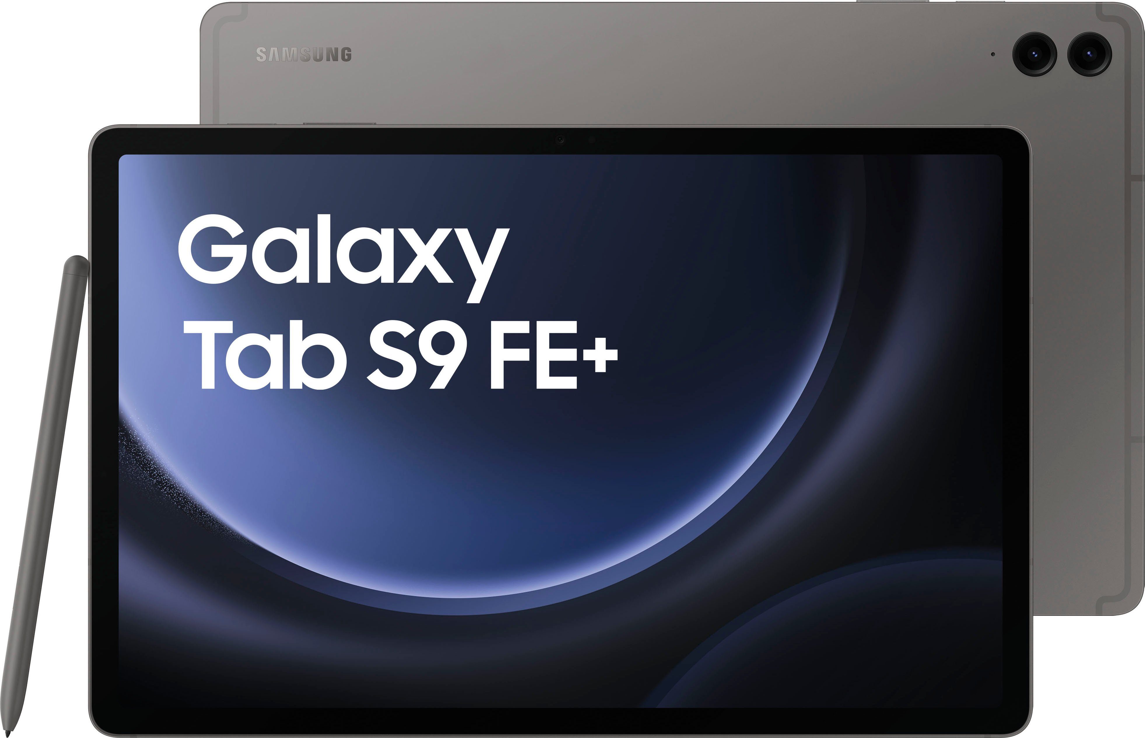 Samsung Galaxy Tab S9 FE+ Tablet (12,4", 128 GB, Android,One UI,Knox) gray