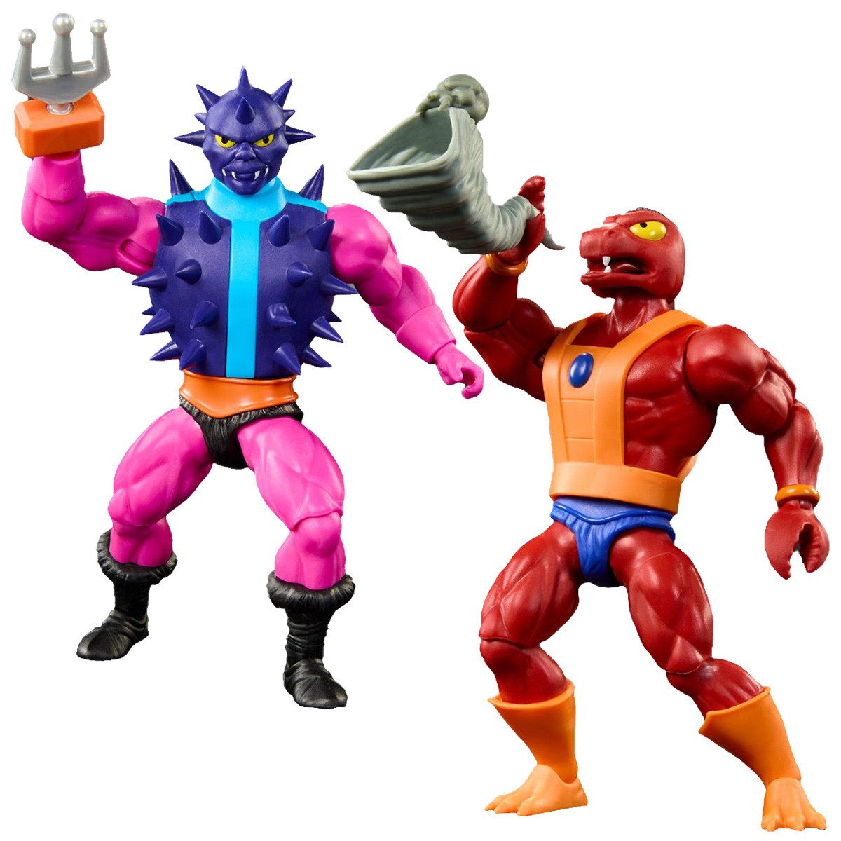 Mattel® Actionfigur Masters of the Universe Origins, Wave 20: Spikor & Clawful (Cartoon Collection)