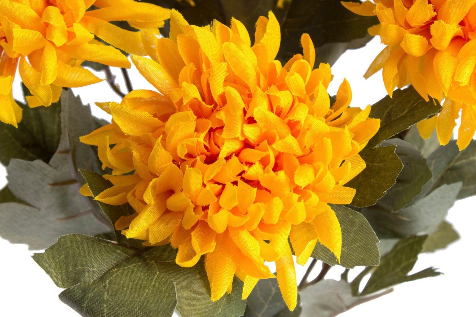 Kunstblume Chrysanthemenstrauß Chrysantheme, 44 Botanic-Haus, cm Höhe