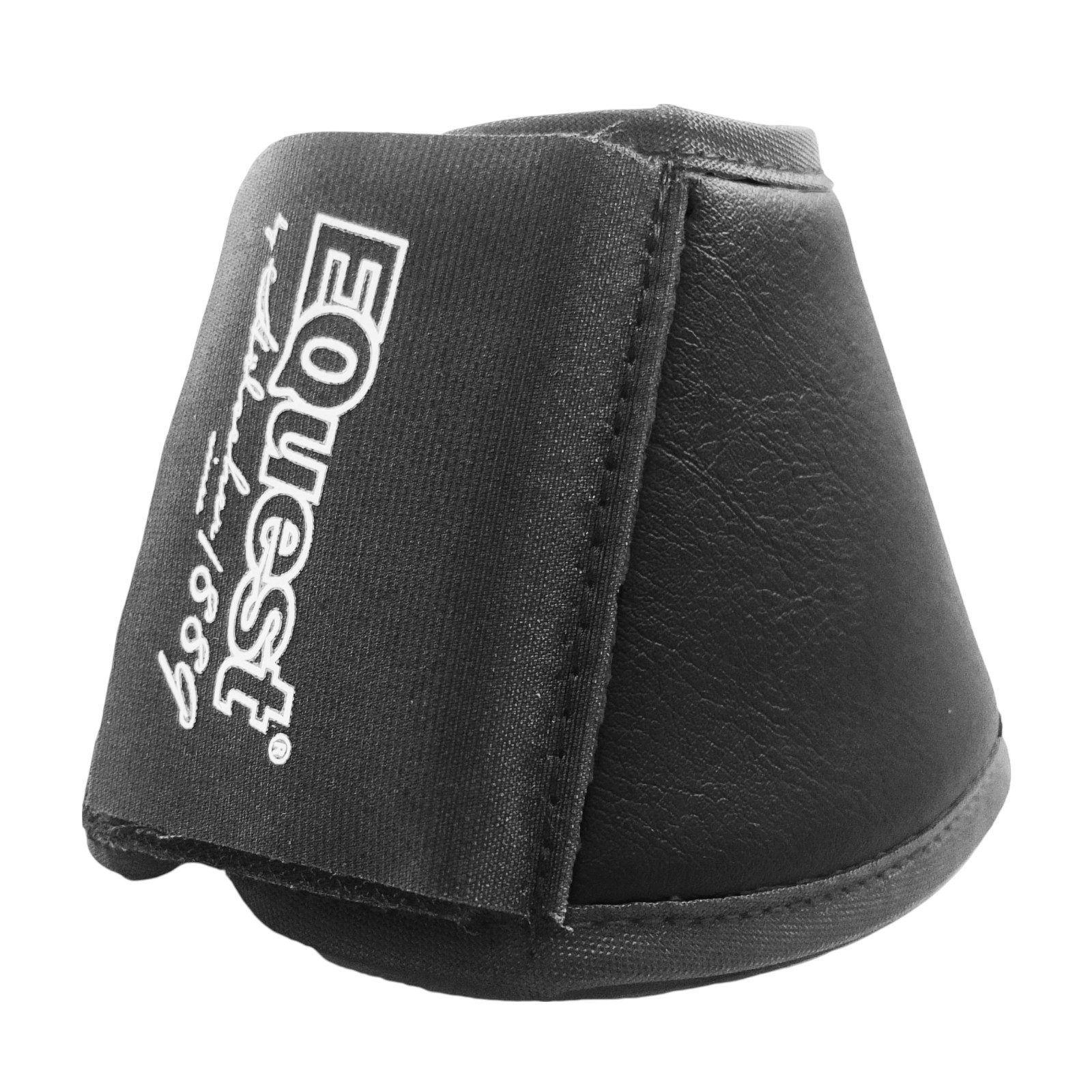 EQuest Hufglocken Hufglocke Waschleder, Premium Schutz für Pferde, 2er Set, Schwarz