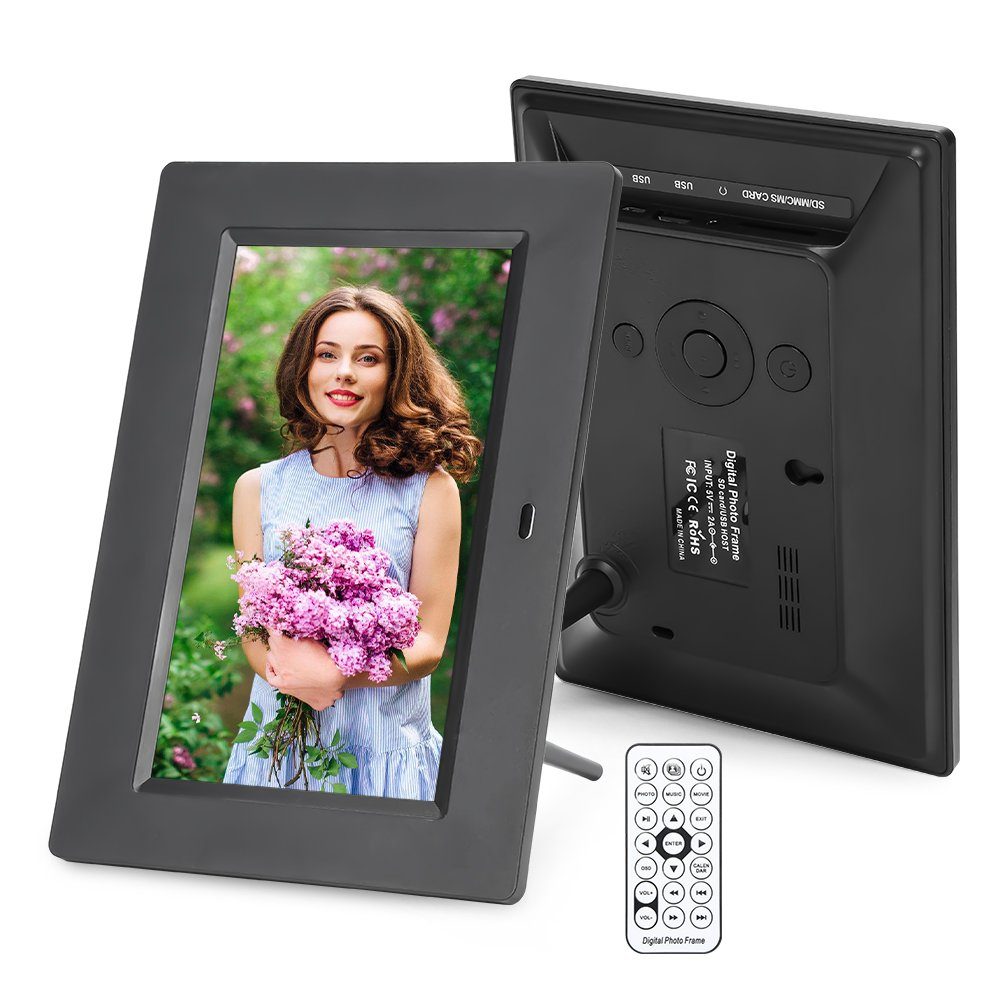 Clanmacy »1240*600 Pixel Pixel, 7 Zoll LCDTouchDisplay Digitaler Bilderrahmen mit 32 GB