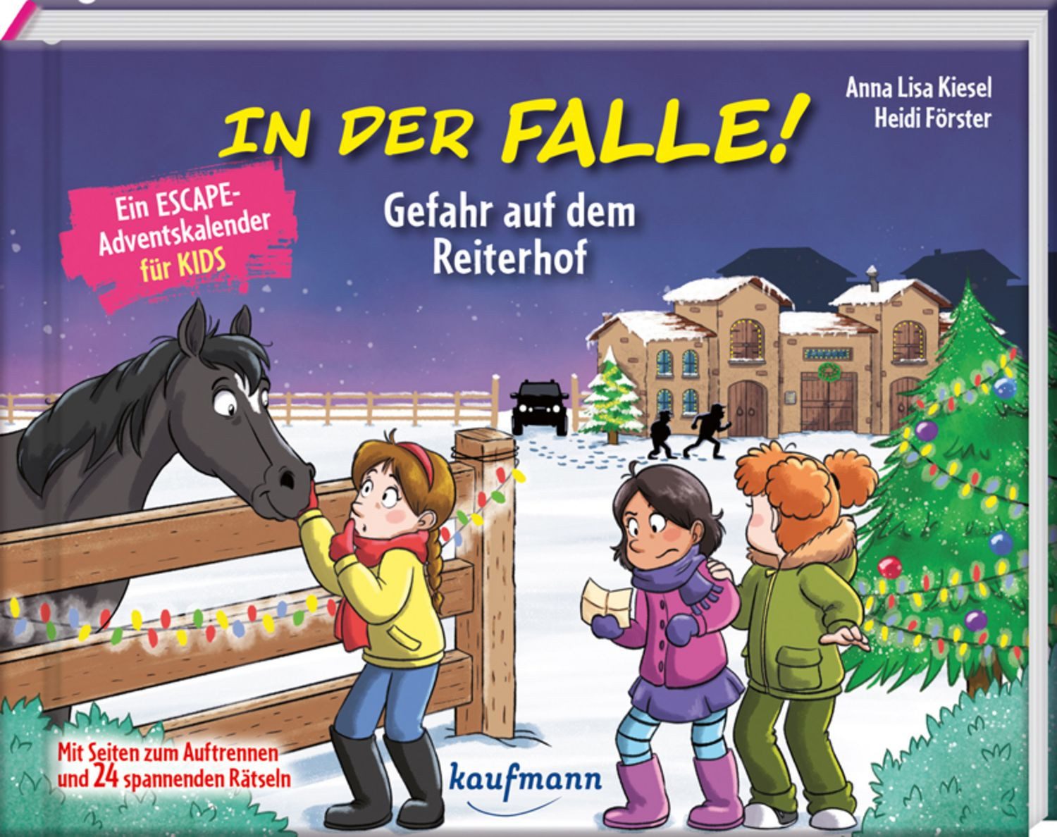 In der Falle! Gefahr auf dem Reiterhof - Ein Escape-Adventskalender fü / Anna Lisa Kiesel