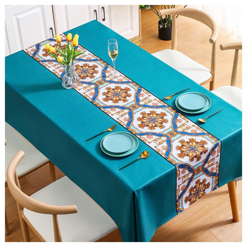 Druck Blusmart Tischschonbezug Farbe Haushalt Europäischen Tischdecke Stil PVC