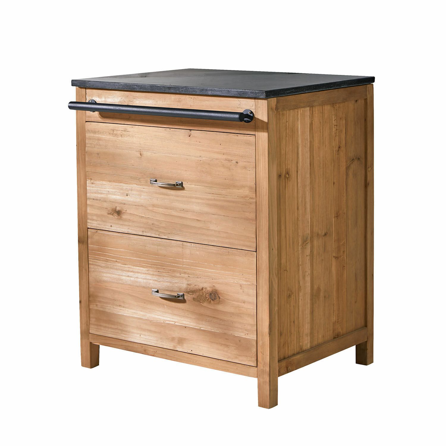 Mirabeau Küchenzeile Unterschrank Sunnybrook braun/grau