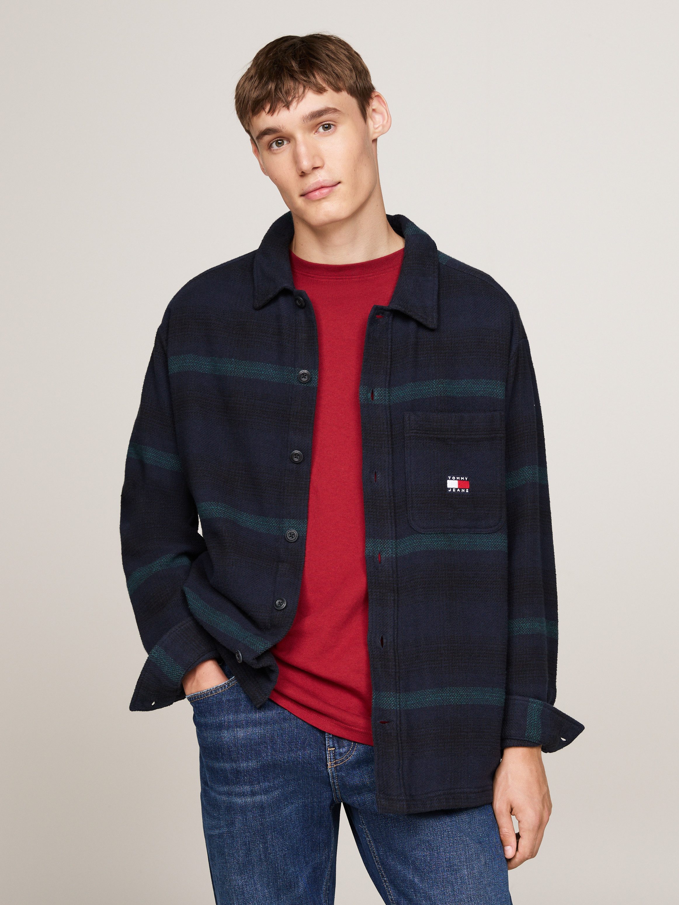 Hemdjacke TJM BADGE CHECK OVERSHIRT