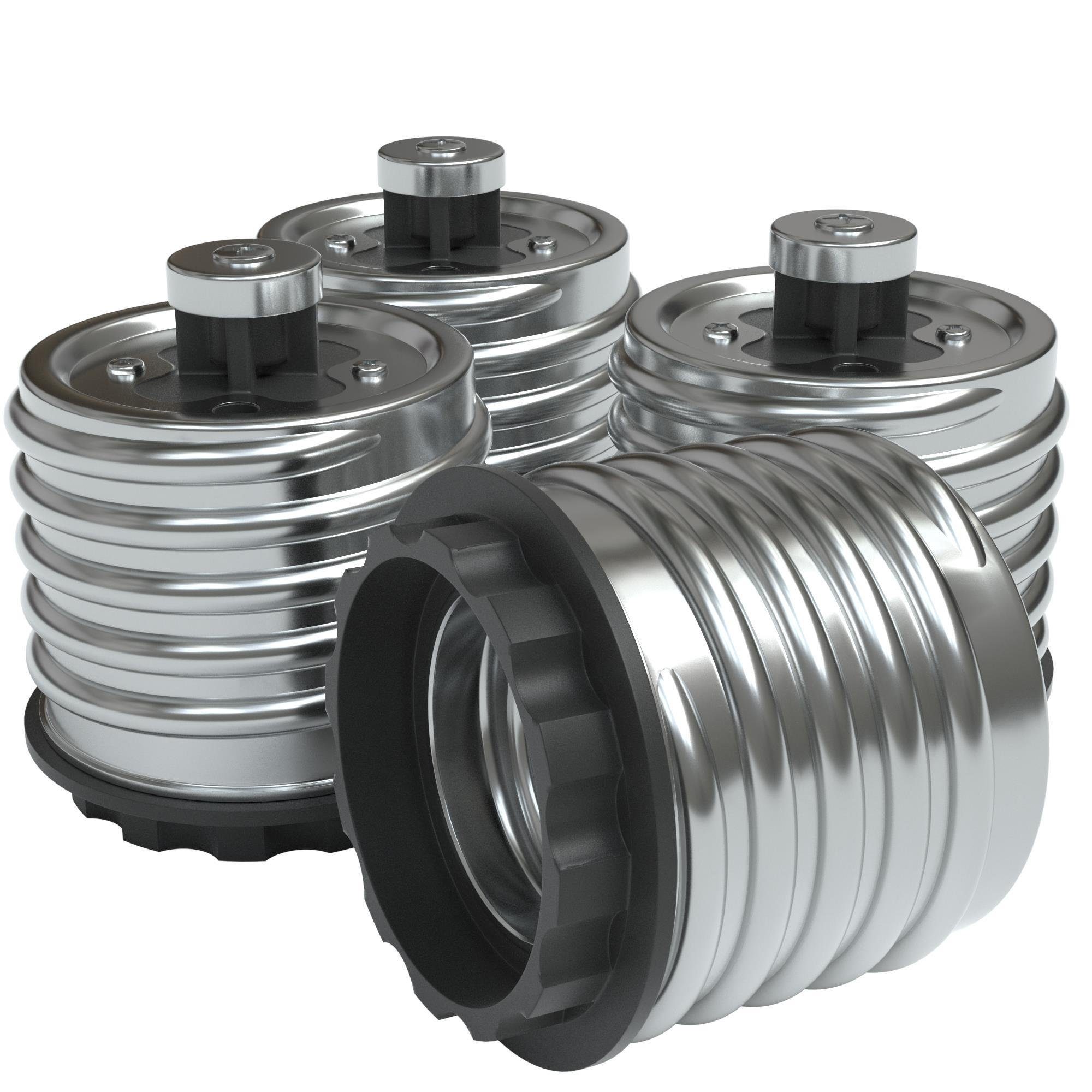 EAZY CASE Лампыfassung Лампыsockel Sets E40 auf E27 Adapter Fassung Lampe Stecker Glühbirne, (Spar-Set), Лампыadapter E40 zu E27 Adapter Лампы LED Halogen Energiesparlampen