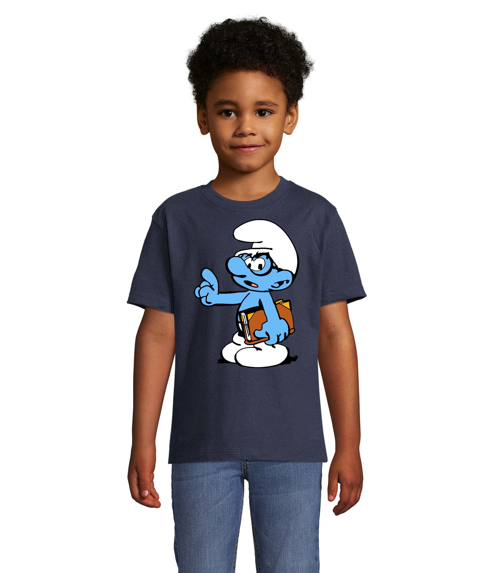 T-Shirt Kinder Schlaubi Schlumpf Buch Schlumpfhausen Schlumpfine