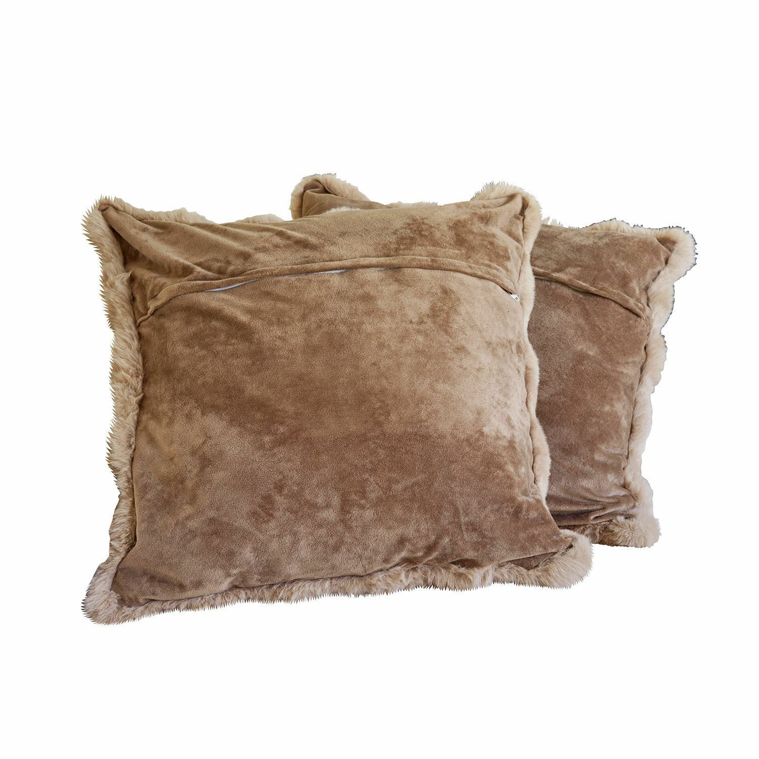 Mirabeau Kissenhülle Kissenhülle 2er Set Zalina taupe günstig online kaufen