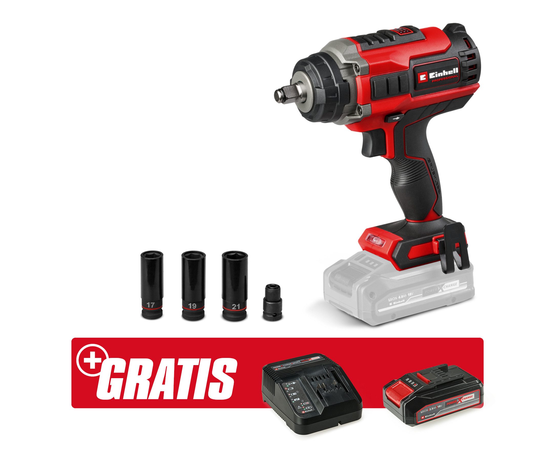 Einhell Akku-Schlagschrauber IMPAXXO 18/450 (1x2,5 Ah), günstig online kaufen