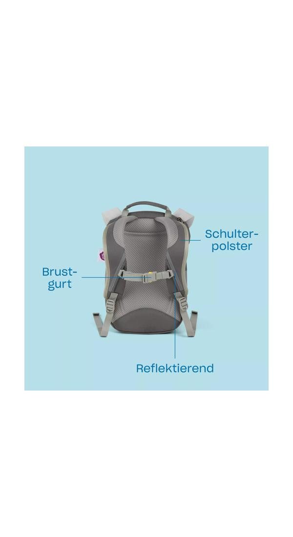 Affenzahn Kinderrucksack Kleiner Freund, mit personalisierbarer Ziehzunge