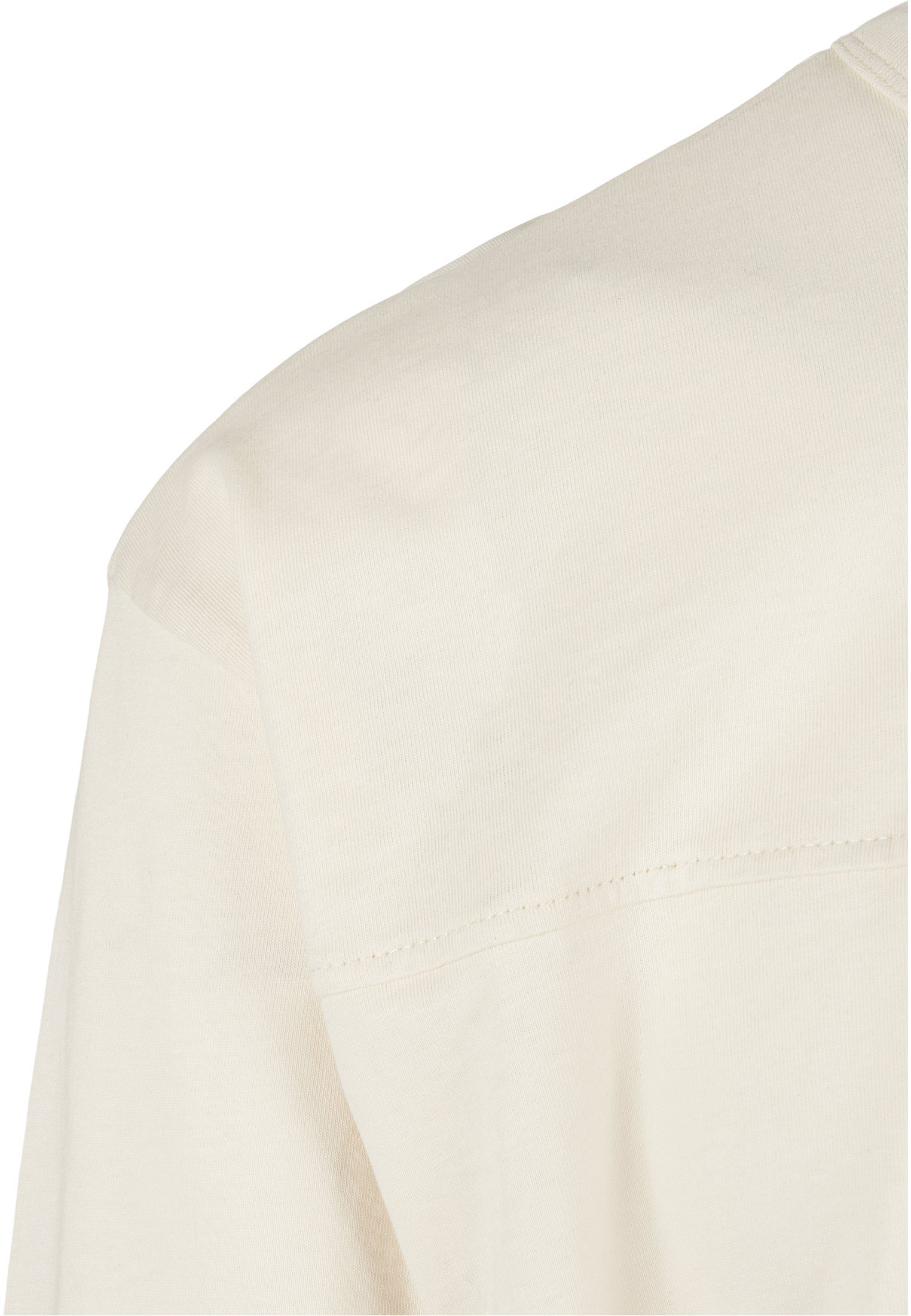 URBAN CLASSICS Curved whitesand T-Shirt Oversized LS Organic (1-tlg) Short Männer Cotton