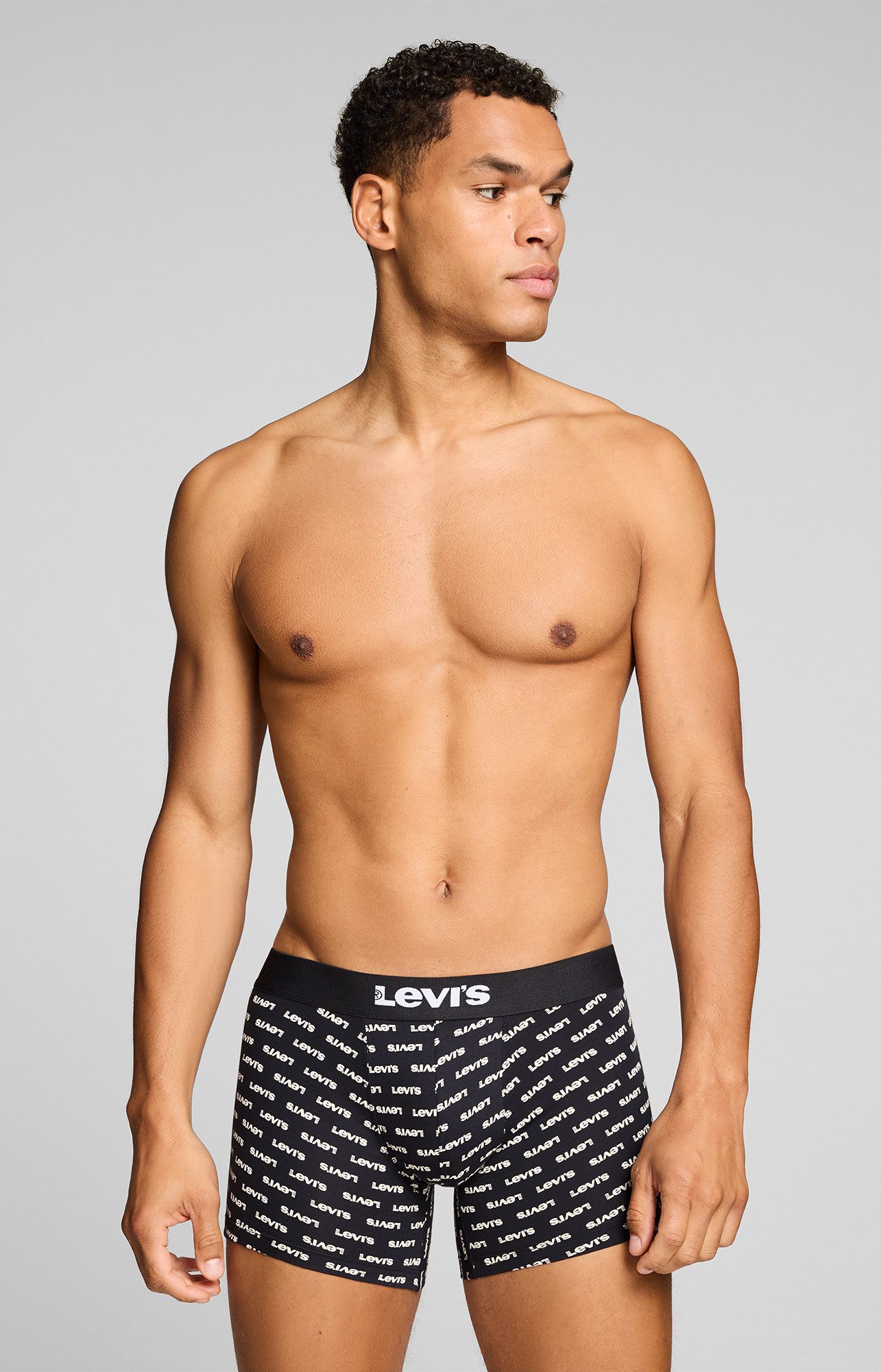 Levi's® Boxershorts LEVIS MEN LOGO AOP BOXER BRIEF 2P (2er Pack)