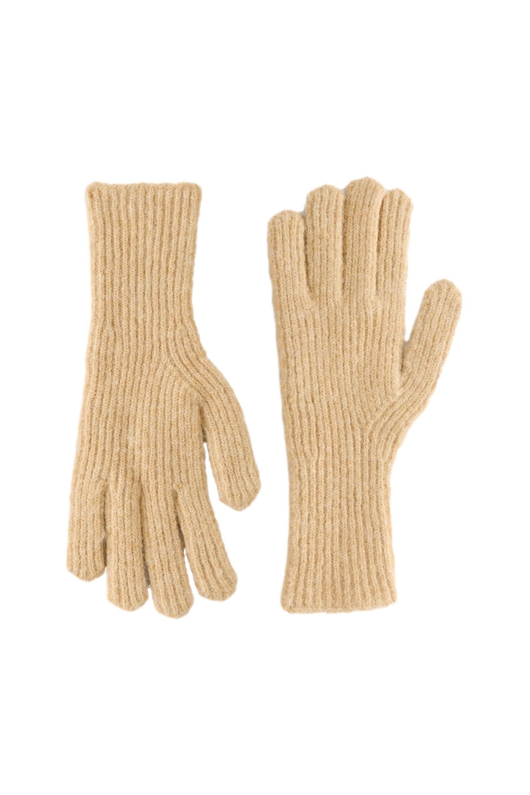 Next Strickhandschuhe Gerippte Strickhandschuhe (1-St)