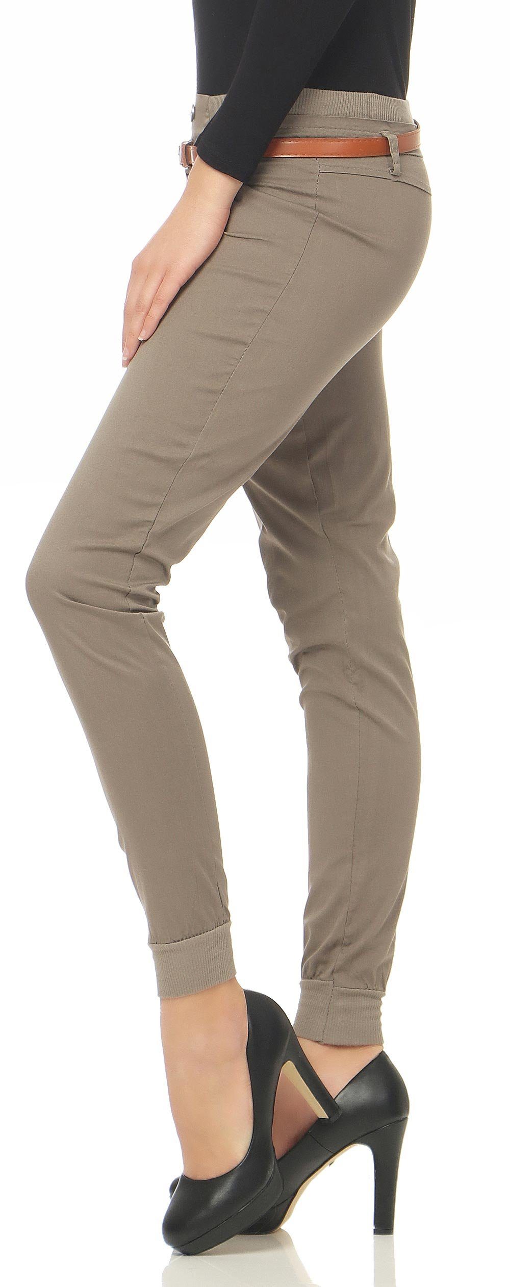 malito more than fashion Chinohose malito Damen Chino Hose inkl. Gürtel, St günstig online kaufen
