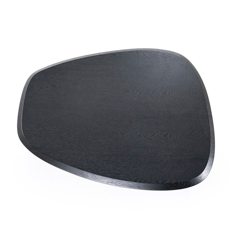 Maison ESTO Couchtisch LUDGER schwarz Beistelltisch schwarz Eiche (2 verschiedene Größen zur Auswahl), schwarz lackiert