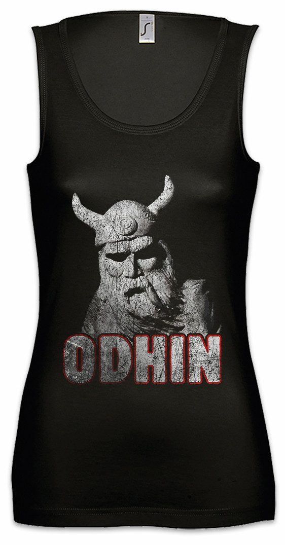 Tanktop Odhin X Ärmelloses Damen T-Shirt Odhins Wölfe Odin Wolves Paganism