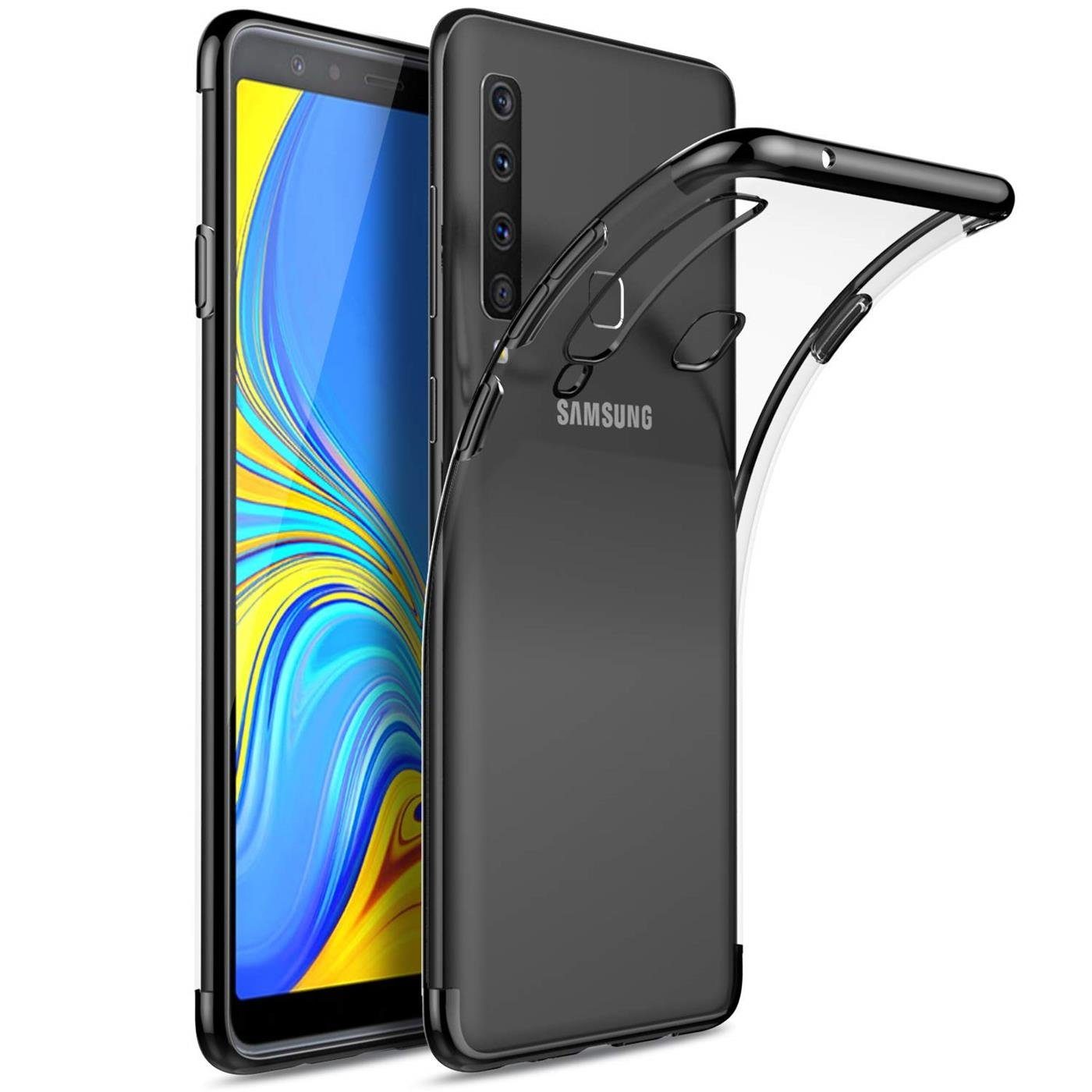 CoolGadget Handyhülle Slim Case Farbrand für Samsung Galaxy A9 2018 6,3 Zoll, Hülle Silikon Cover für Samsung A9 2018 Schutzhülle
