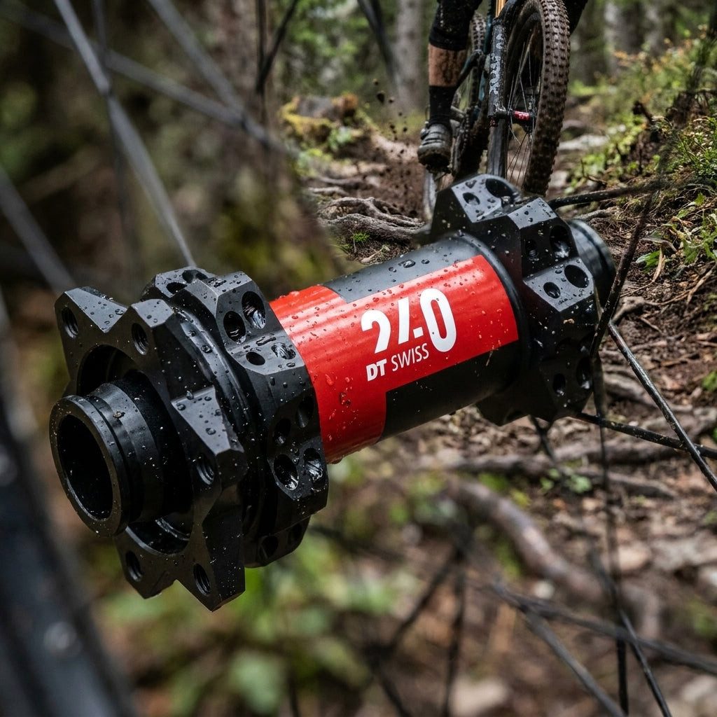 DT Swiss Laufrad DT Swiss Nabe MTB VR 240 EXP 28 Loch schwarz - leichte Highend-Frontna