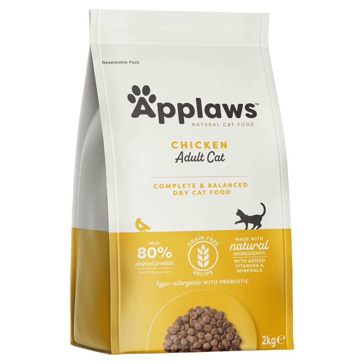 Applaws Hühnchen 2 kg, Trockenfutter für: Katze