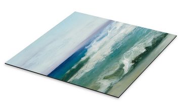 Posterlounge Alu-Dibond-Druck Julia Purinton, Azurblauer Ozean, Wohnzimmer Maritim Malerei