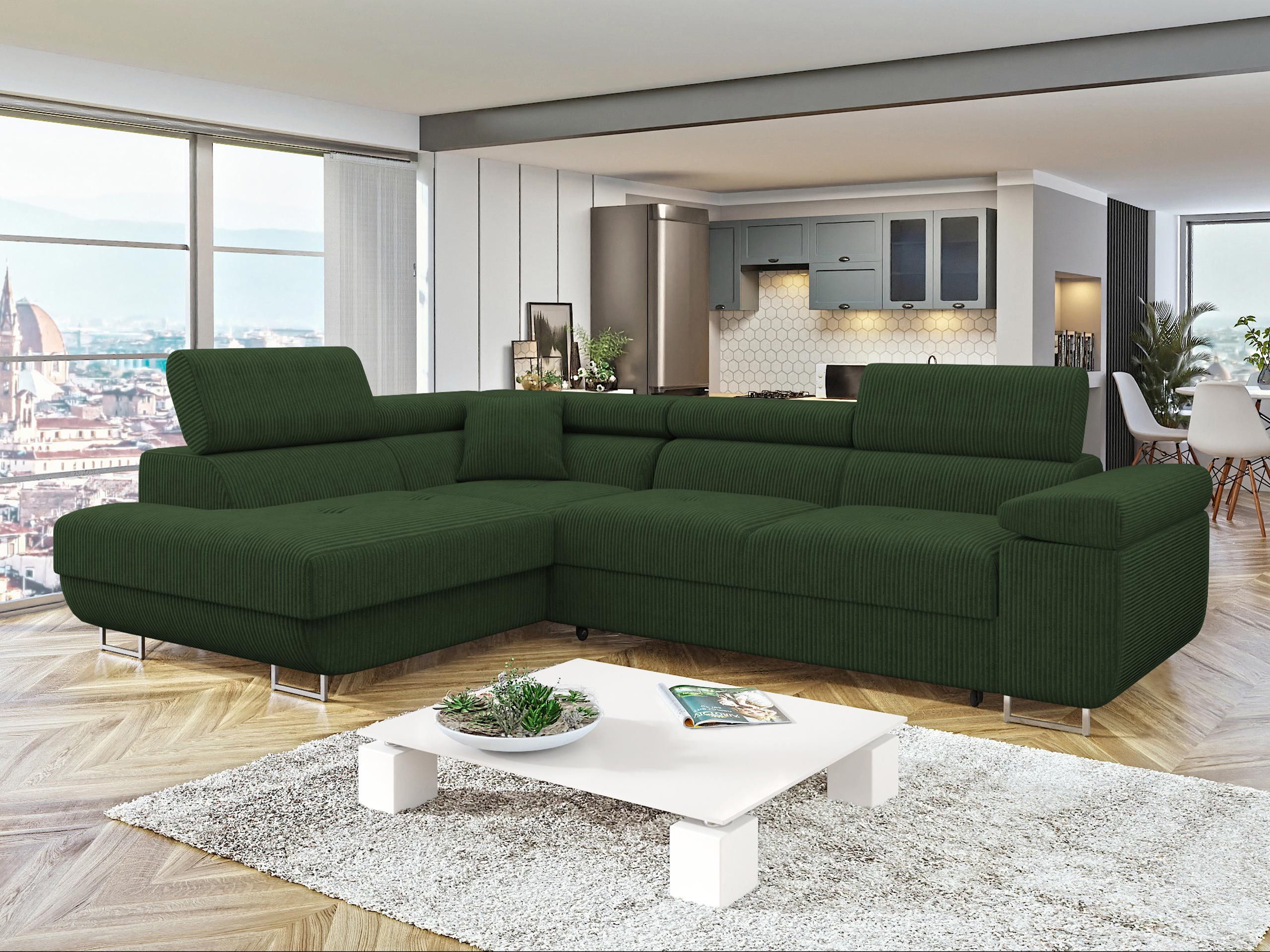 MIRJAN24 Ecksofa Torezio Cord, mit Bettkasten günstig online kaufen