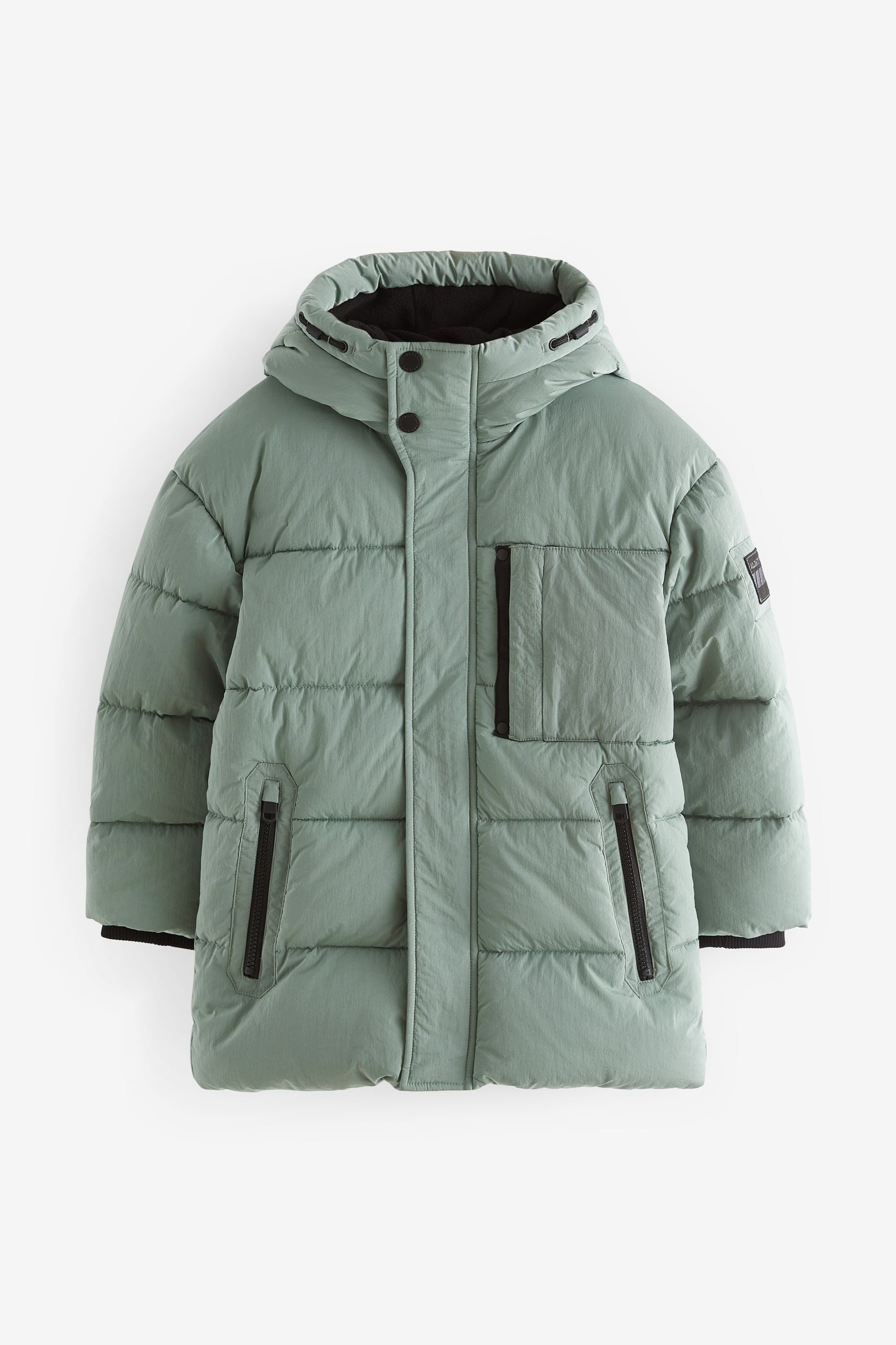 Next Steppjacke Wattierter Puffermantel im Utility-Stil günstig online kaufen