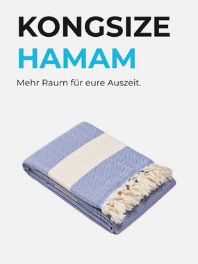 Sowel Hamamtuch 240x200 cm, 100% Baumwolle, Strandtuch, Fouta