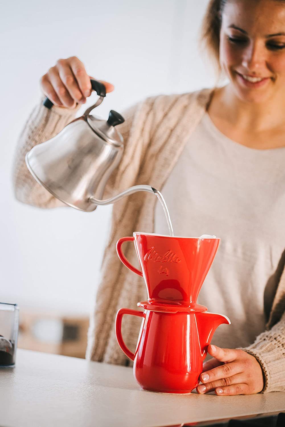 Melitta Papierfilter Melitta Aroma-Filtertüten "1x6", naturbraun