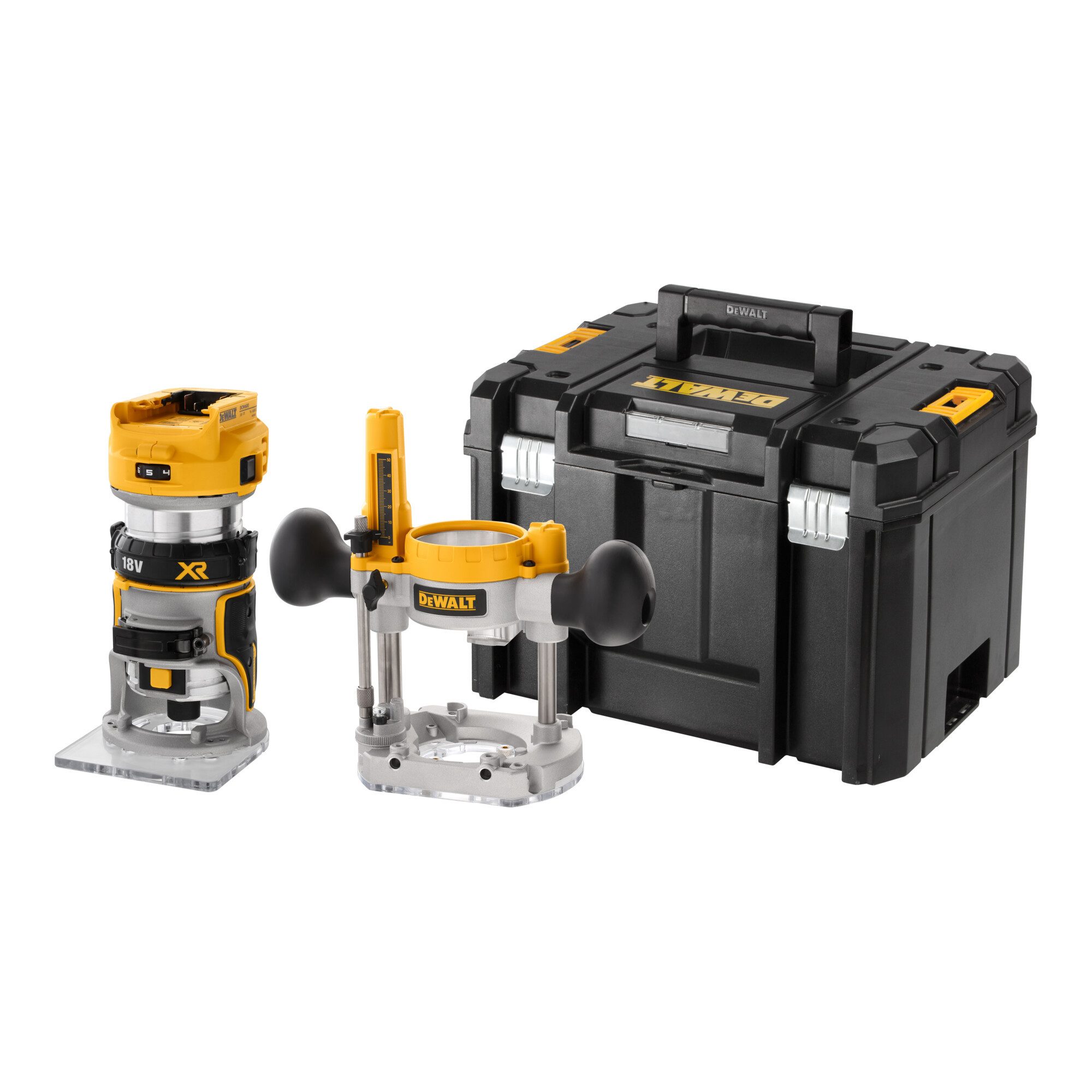DeWalt Oberfräse DEWALT Akku-Kombifräse, 18 V DCW604NT-XJ Solo