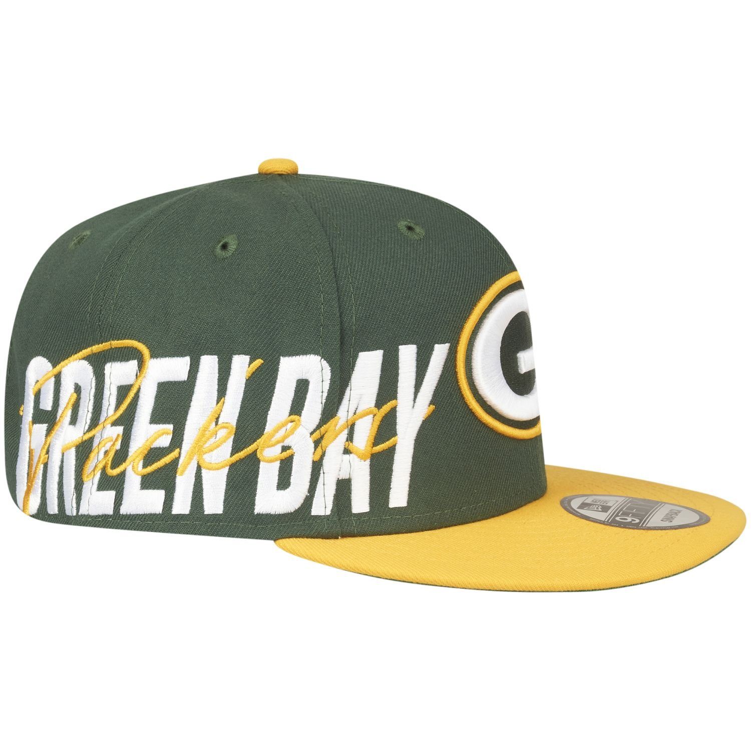 Green SIDEFONT Bay 9Fifty Snapback Cap New Packers Era