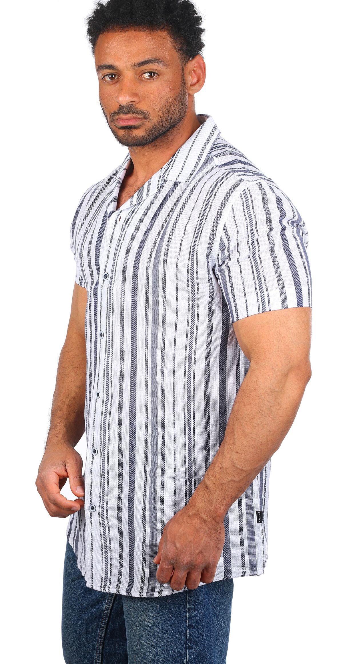 CARISMA Kurzarmhemd Herren Hemd trendig angenehm wertig grob gewebt 9176-93 günstig online kaufen