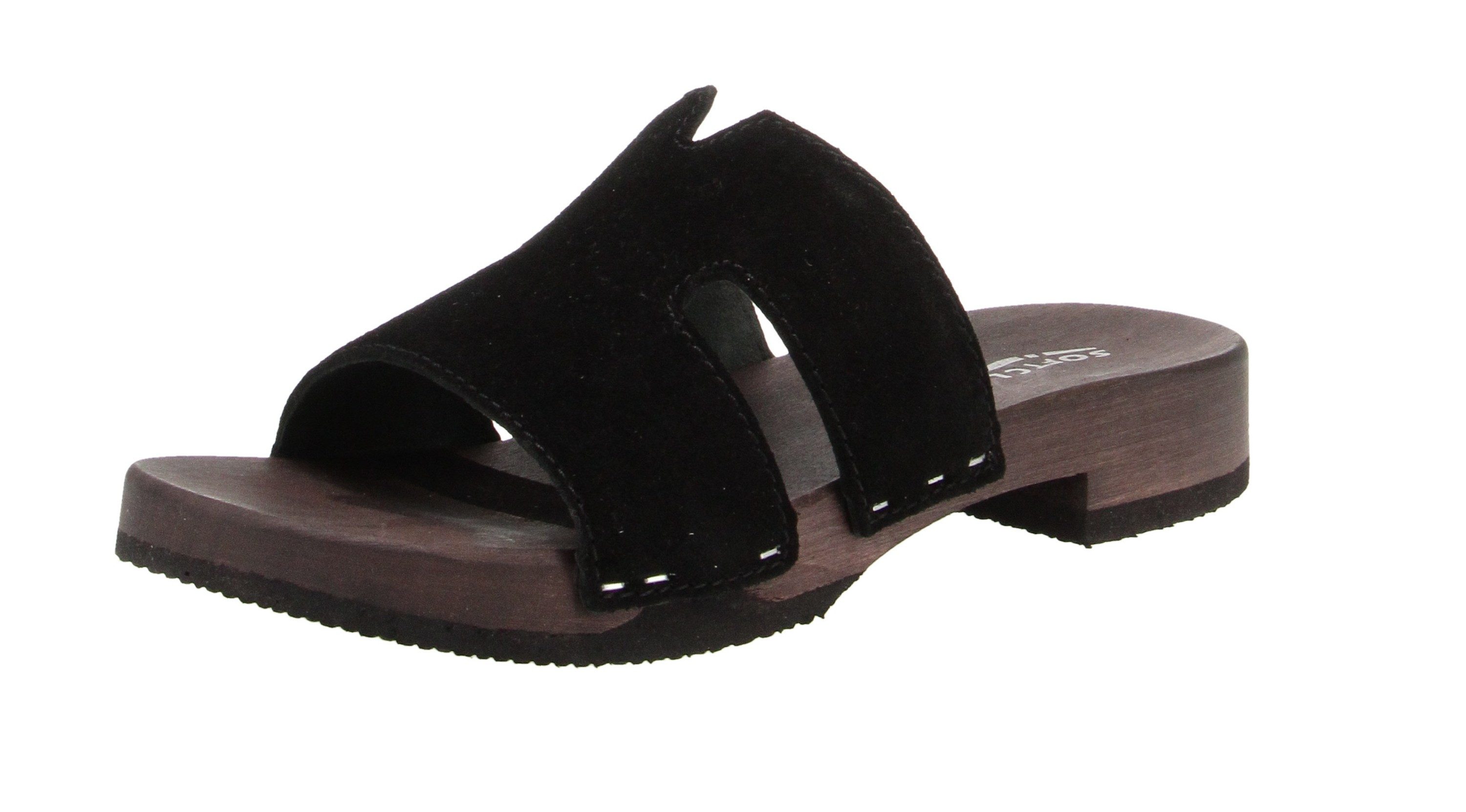 Softclox Softclox S3501 Blida Kaschmir - Damen Schuhe Pantoletten - 11-Schwarz Sandale