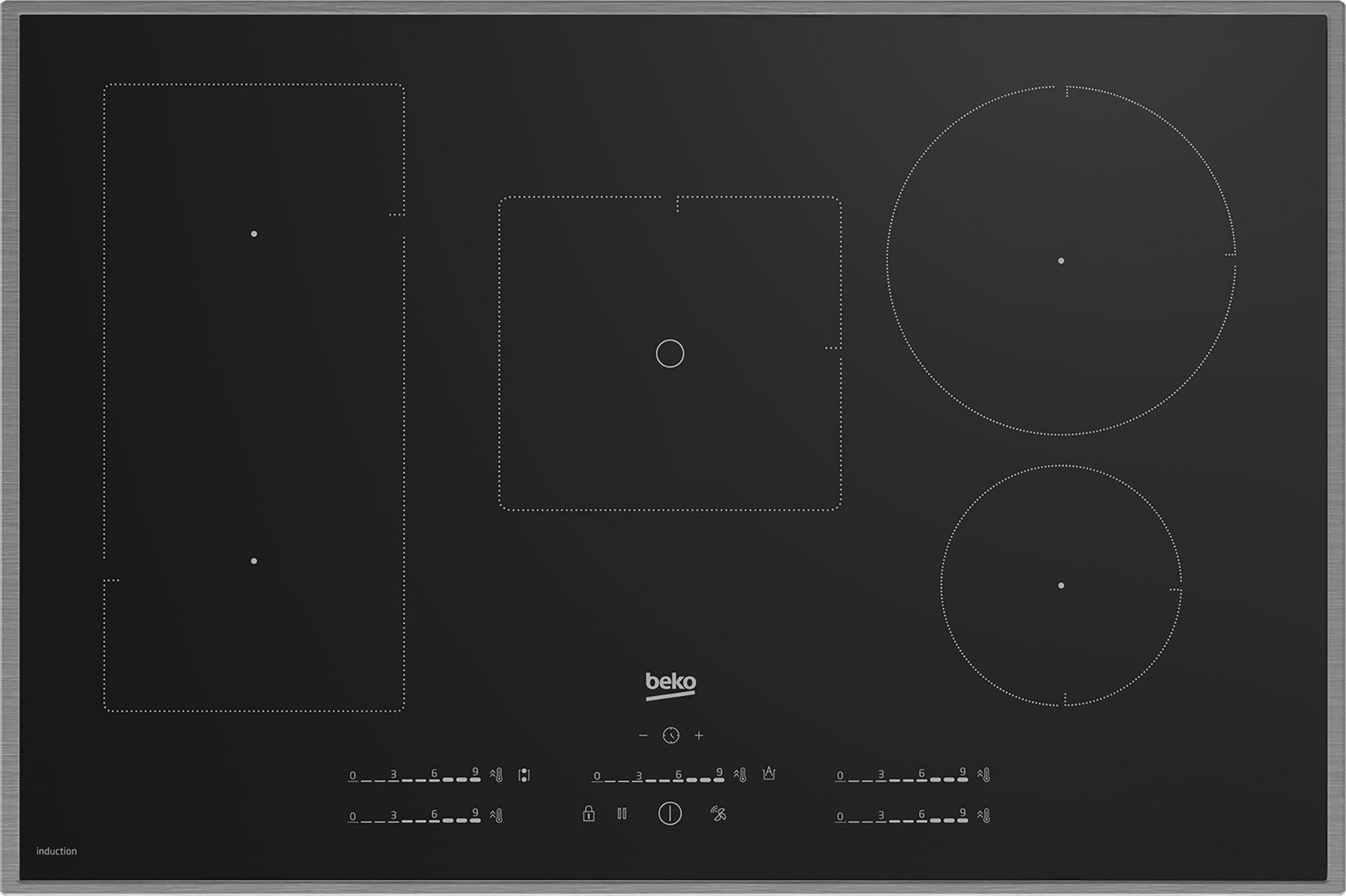 BEKO Flex-Induktions-Kochfeld HII 85770 UFTX, EasyFit – einfach einsetzen statt montieren.