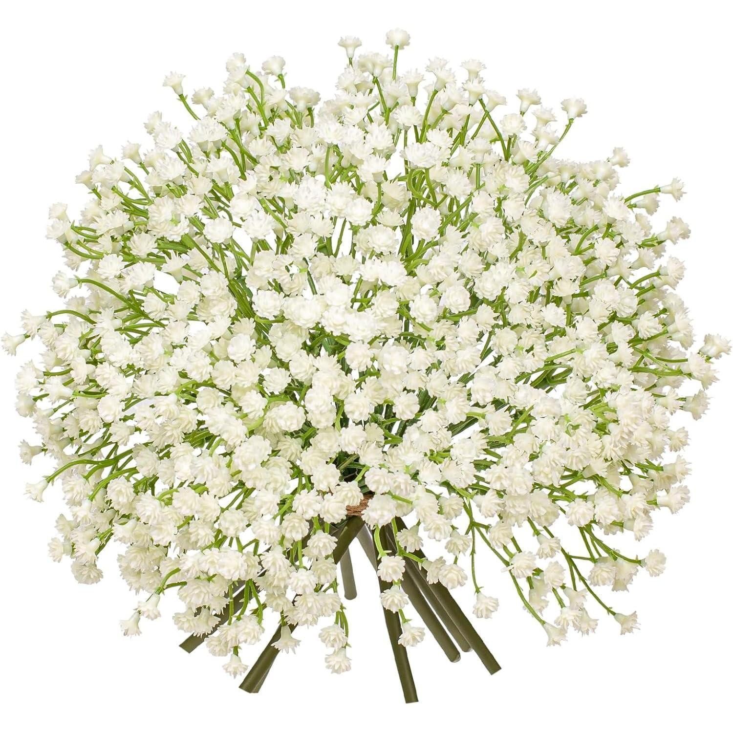 Kunstblume 10er Set Künstliche Schleierkraut Blumensträuße Hochzeit Deko, LuxusKollektion, Höhe 24 cm