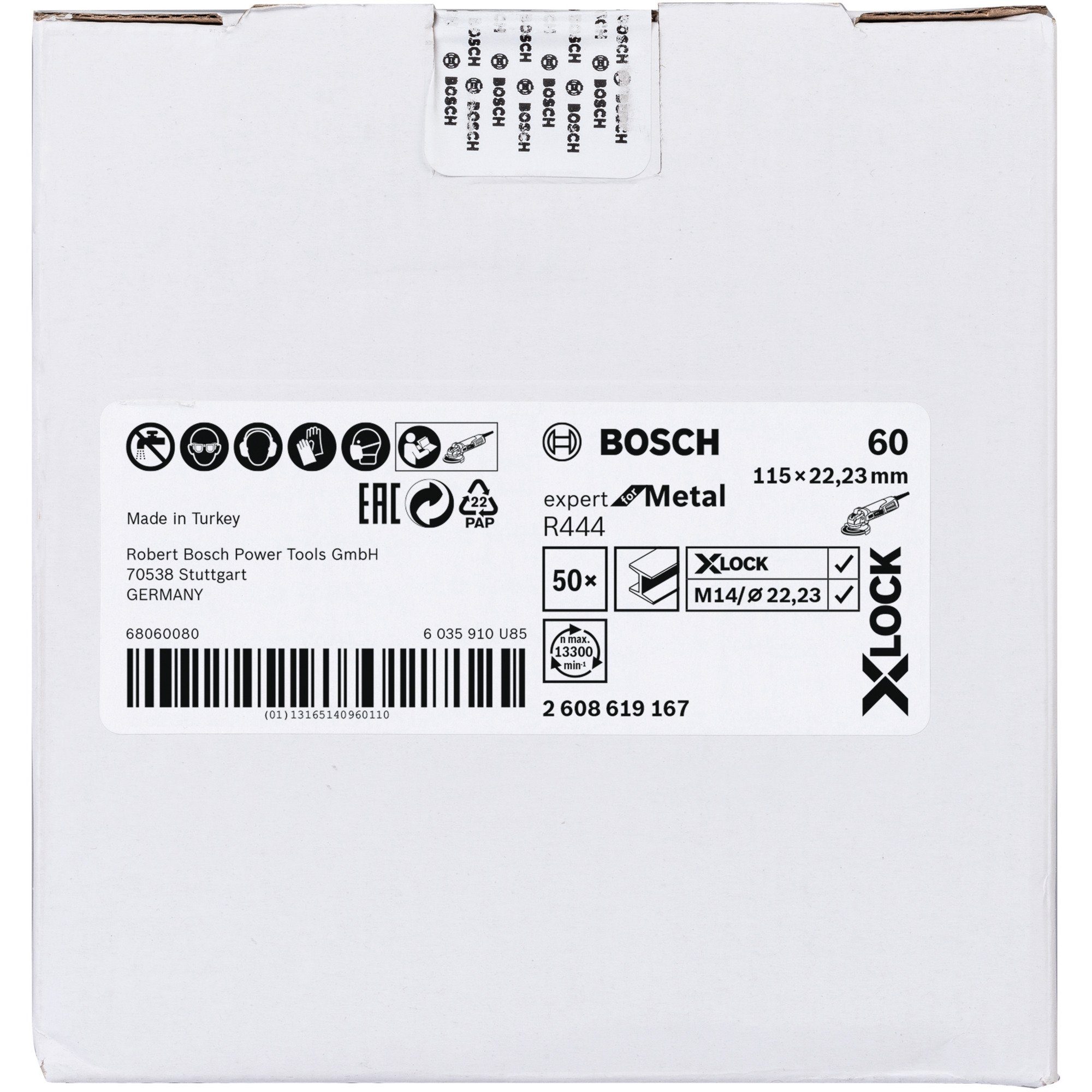 X-LOCK Schleifscheibe R444 Bosch Professional BOSCH Fiberschleifscheibe
