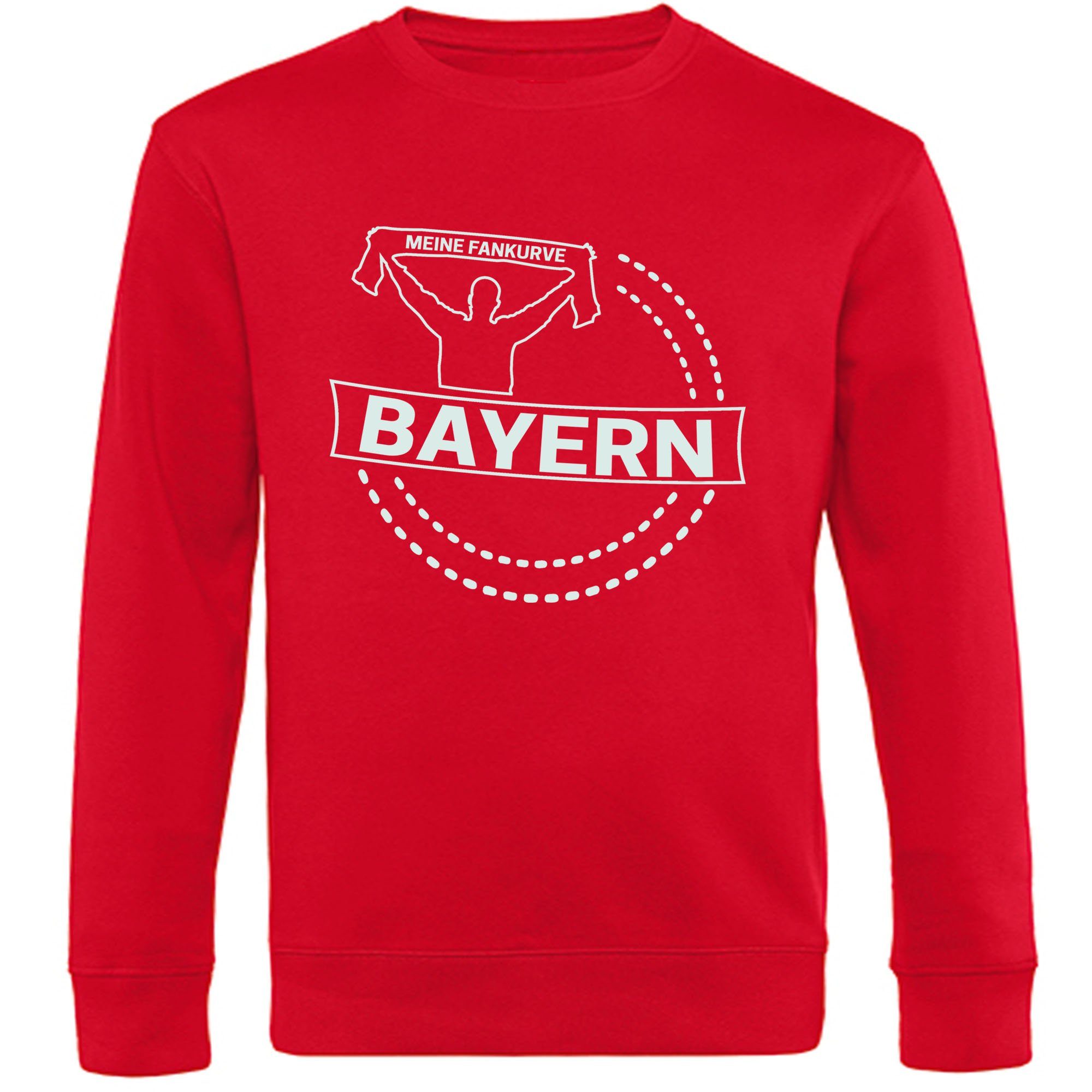 multifanshop Sweatshirt Bayern - Meine Fankurve - Pullover