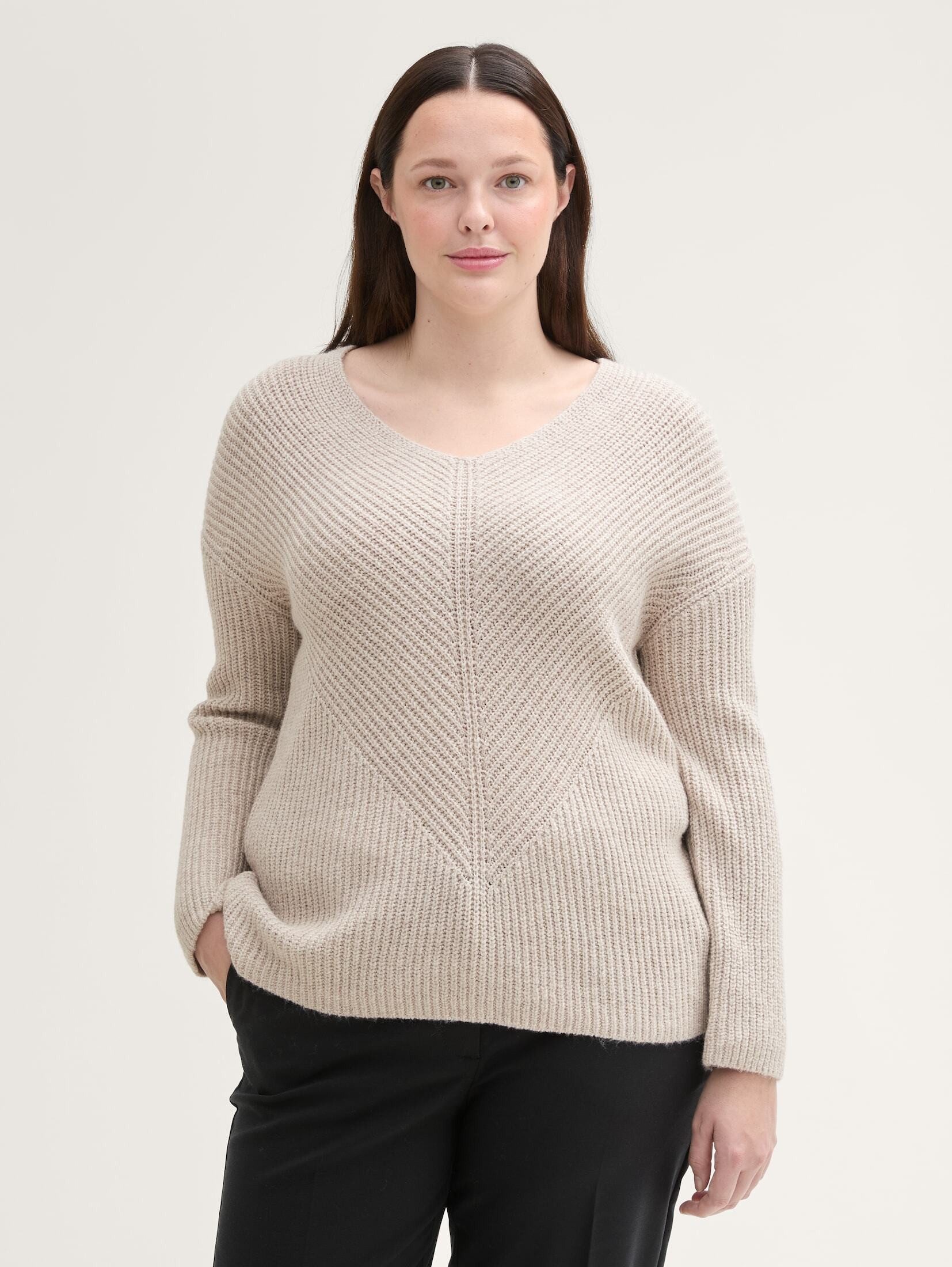 TOM TAILOR PLUS Strickpullover Plus Size günstig online kaufen