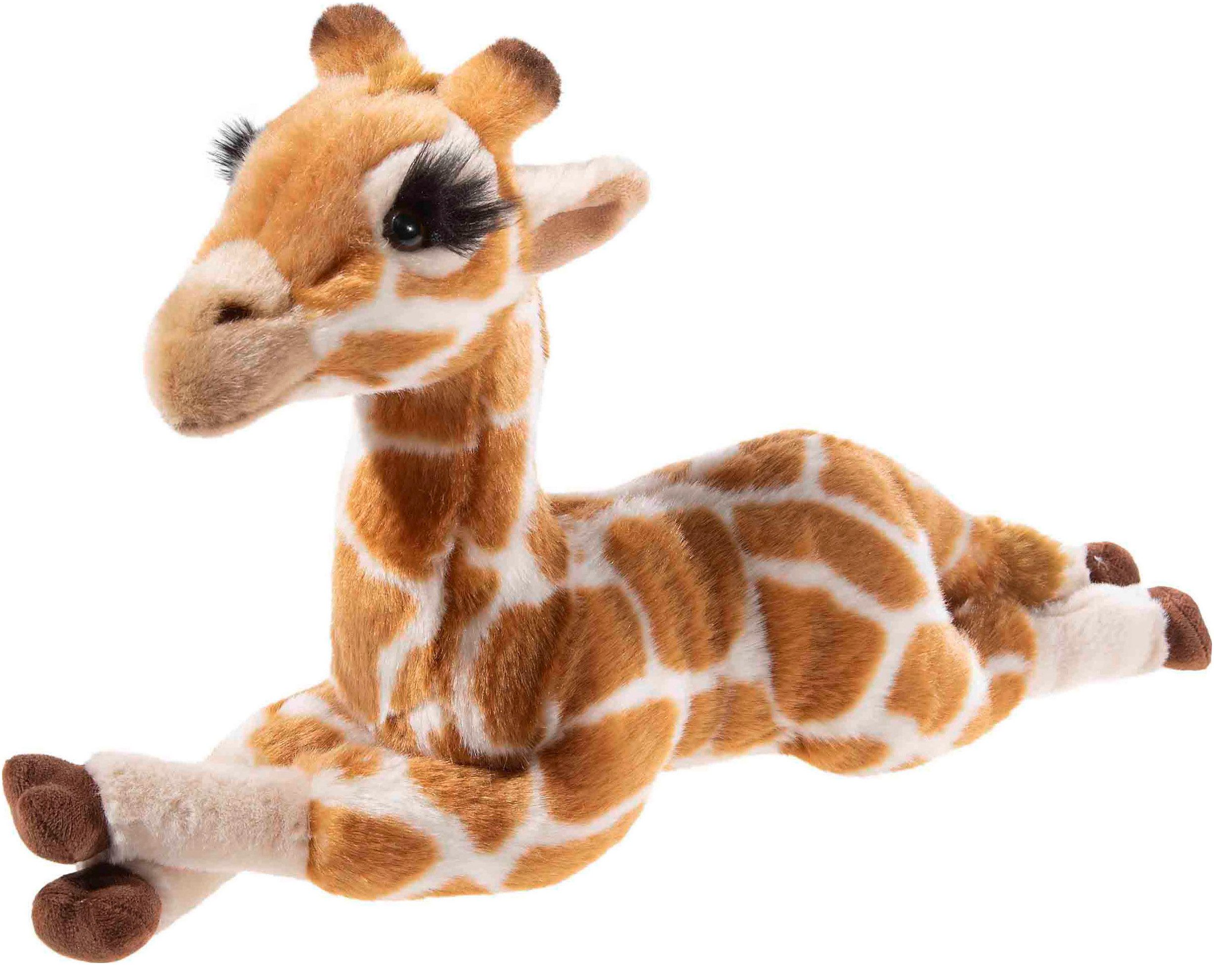 Heunec® Kuscheltier Misanimo, Giraffe liegend, 38 cm, enthält recyceltes Material