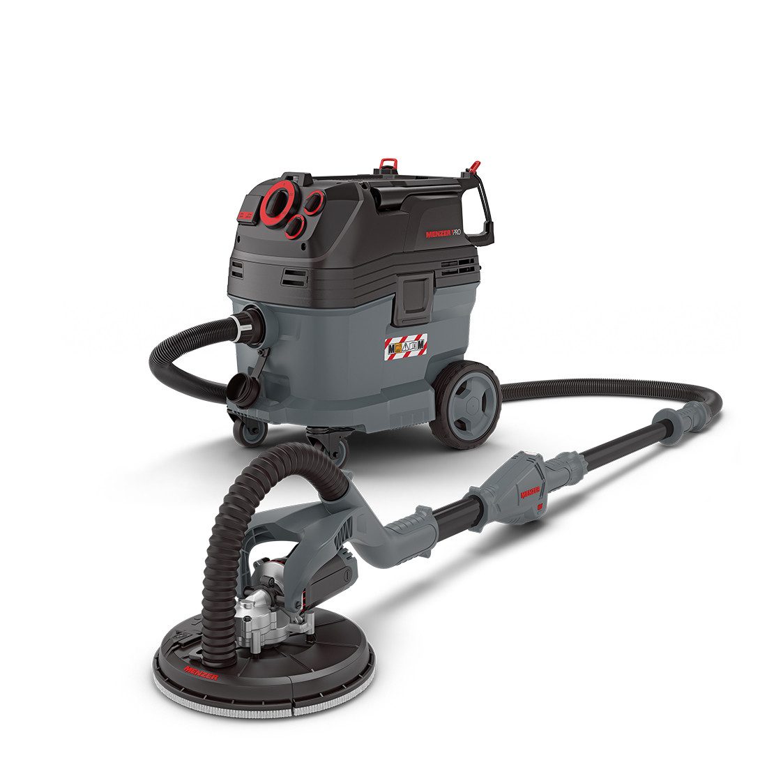 MENZER Trockenbauschleifer LHS 225 + VCM 530 PRO, max. 2100 U/min, (Set), L günstig online kaufen