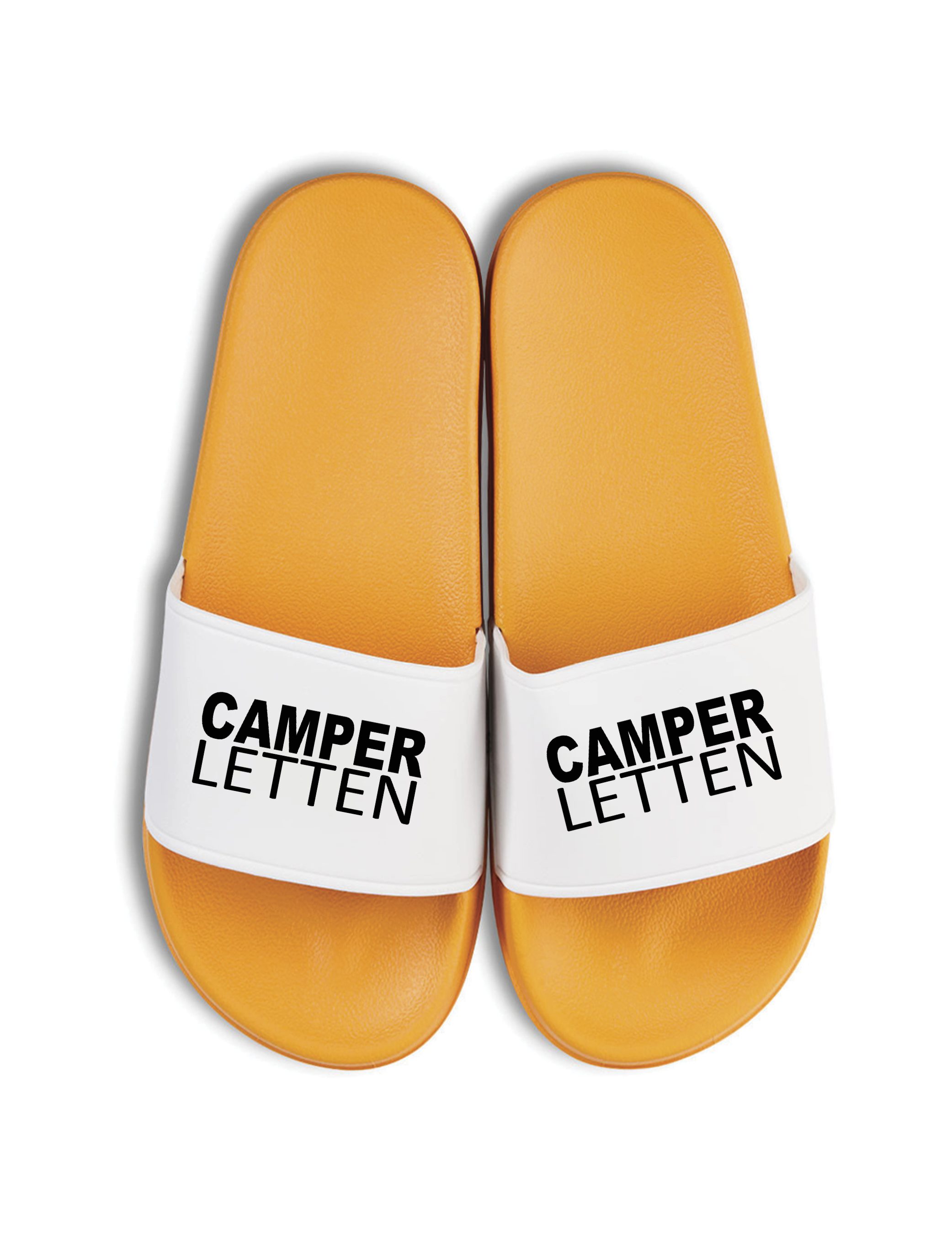 Youth Designz Herren Damen Тапочки "Camper Letten" Print lustig Geschenk Unisex Badeschuh mit witzigen und stylischen Aufdruck für Männer und Frauen