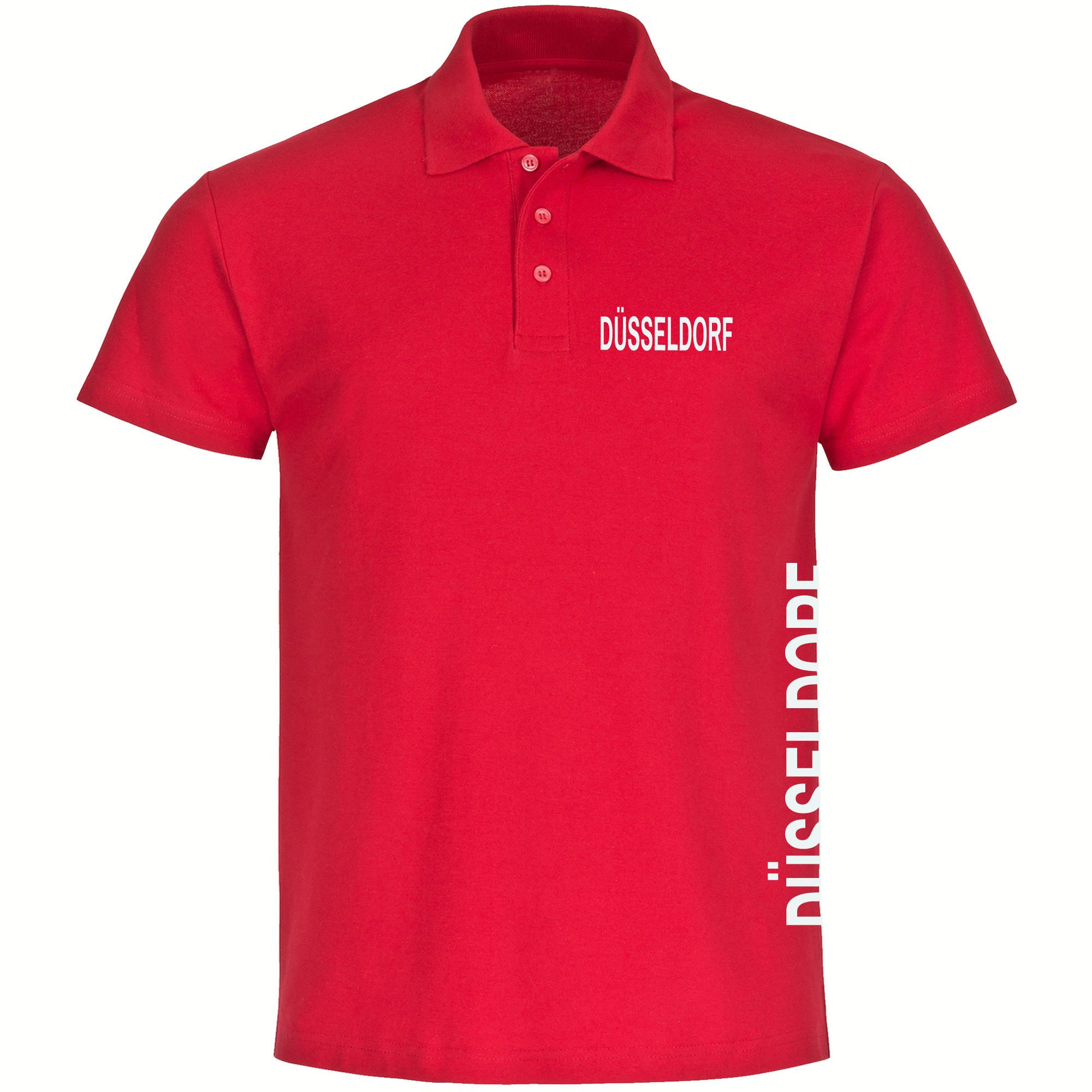 Poloshirt Düsseldorf - Brust & Seite - Polo