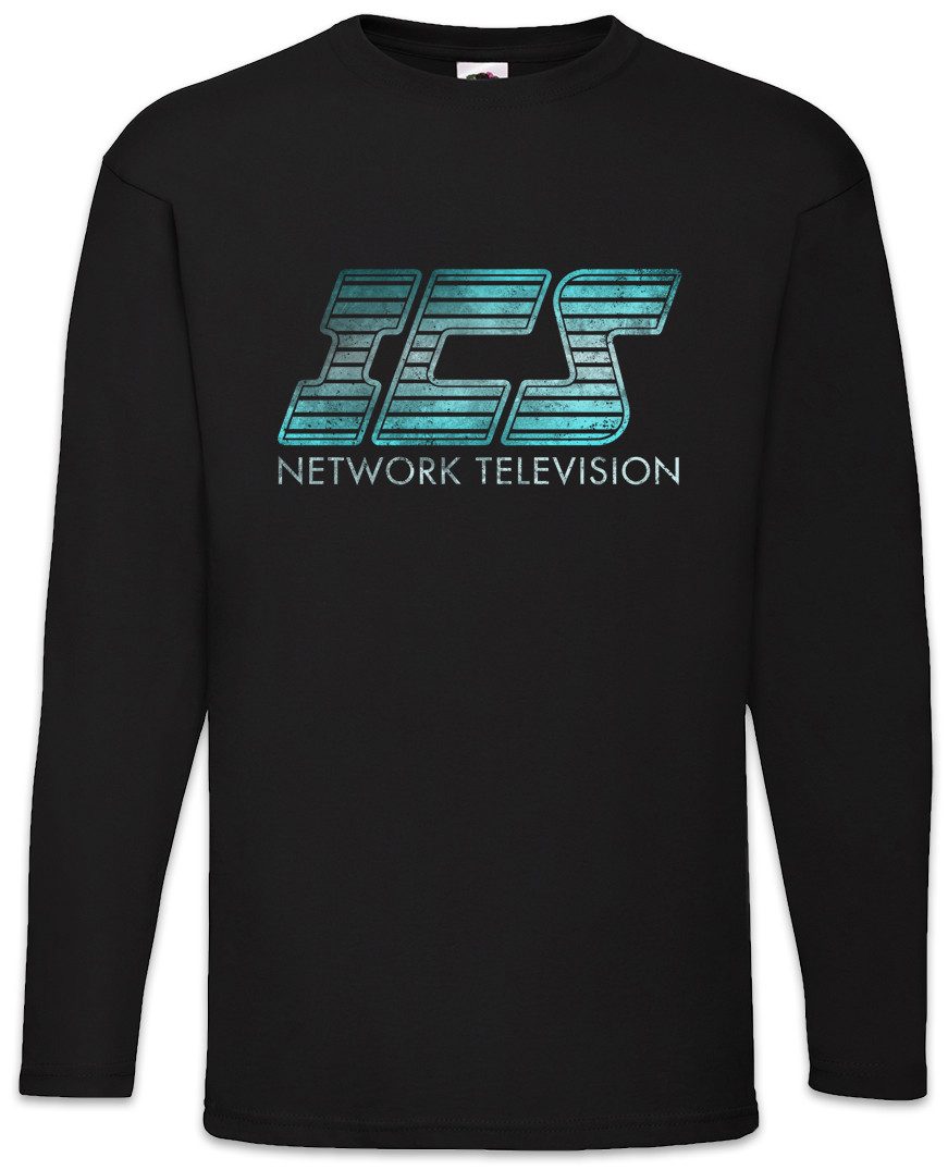 Langarmshirt ICS Langarm T-Shirt Running Network Television Man Fernsehsender