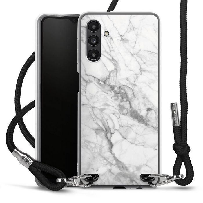 DeinDesign Handyhülle Stein Marmor Muster Marmor Samsung Galaxy A04s Handykette Hülle mit Band Case zum Umhängen
