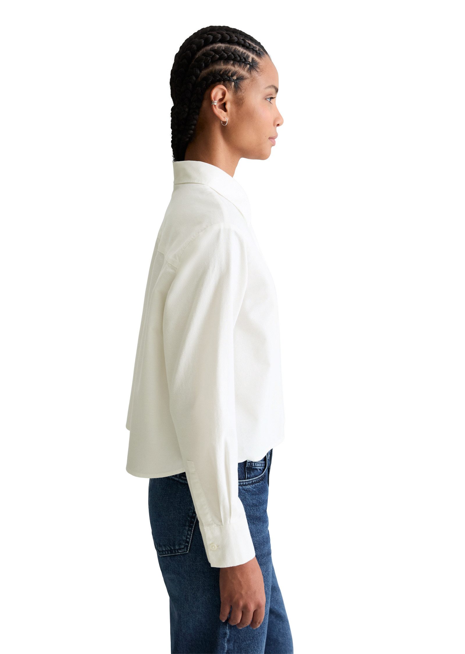 Marc O'Polo DENIM Langarmbluse aus Organic Cotton