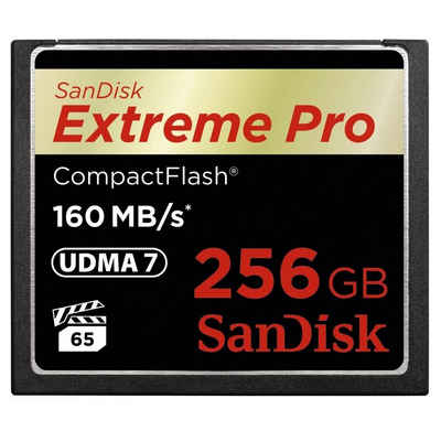 Sandisk CF Extreme Pro Speicherkarte (256 GB, 160 MB/s Lesegeschwindigkeit)
