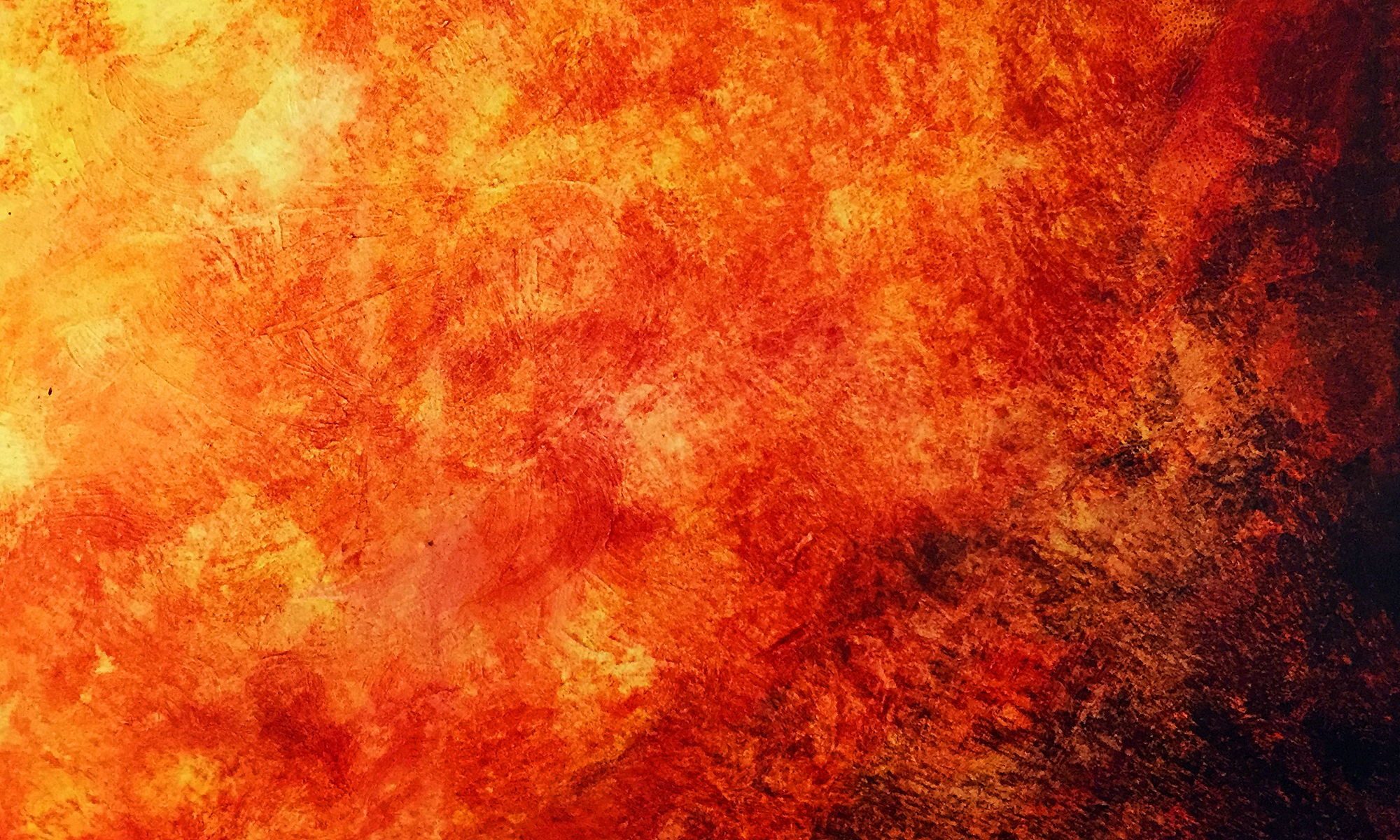 WandbilderXXL Gemälde Heat Wave 120 x 80 cm, Abstraktes Gemälde, handgemaltes Unikat