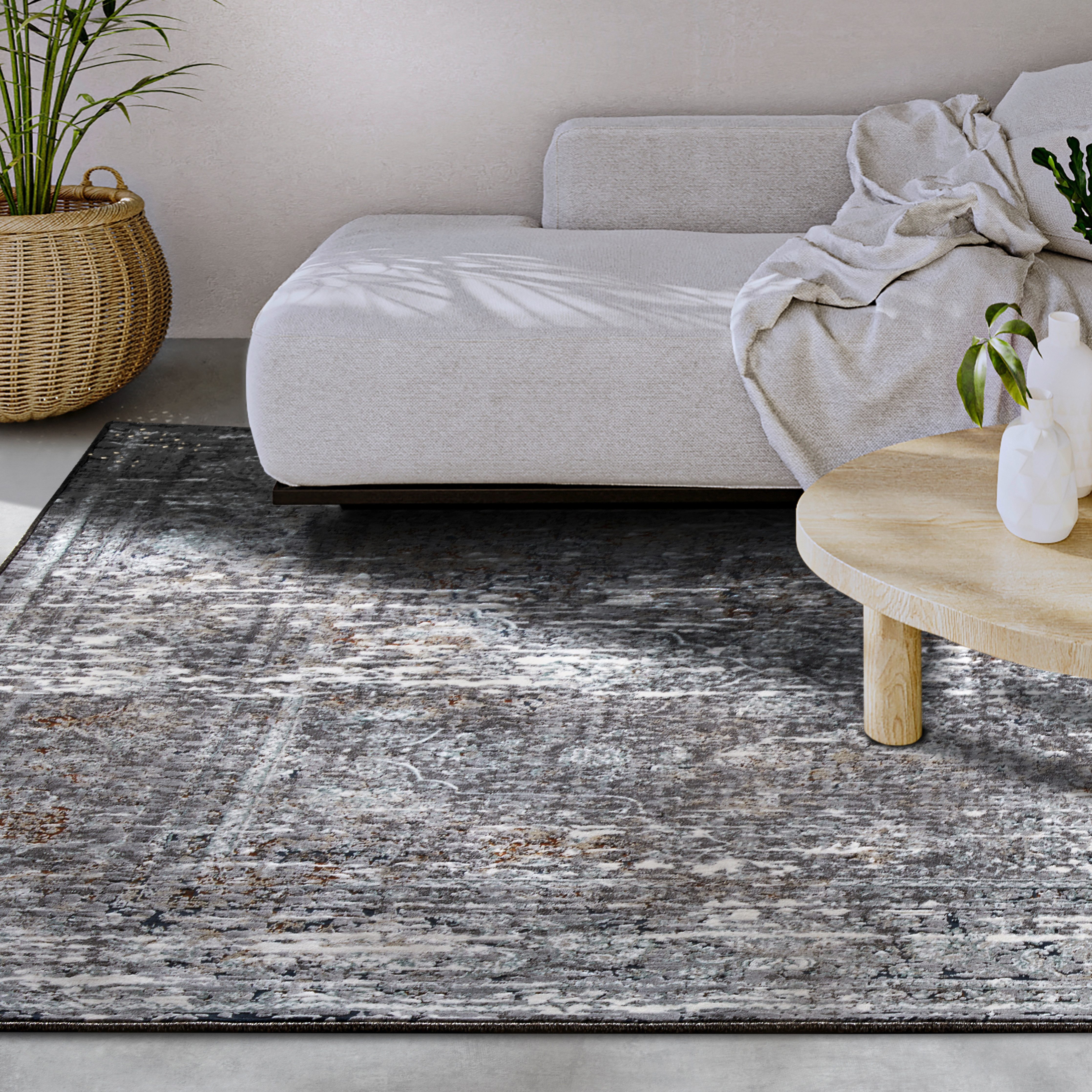 Villeroy & Boch Teppich Dorothee, rechteckig, Höhe: 7 mm, Orient, Vintage, Wohnzimmer, Schlafzimmer, Klassisch, Floral, Flur