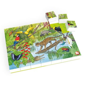 Hubelino Spielbausteine Puzzle Tierwelt im tropischen Regenwald, (35 St)