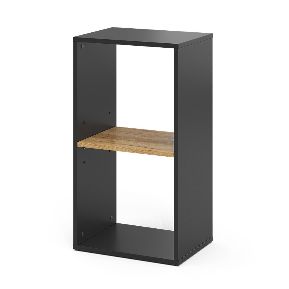 Vicco Bücherregal Tomy, Anthrazit/Goldkraft Eiche, 40 günstig online kaufen