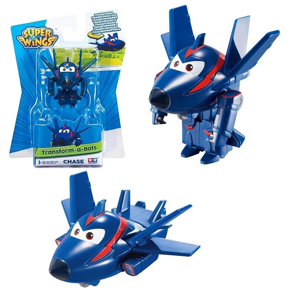 Super Wings Spielfigur Transform-a-Bots zur Auswahl Super Wings Mini Transform Flugzeuge Agent Chace